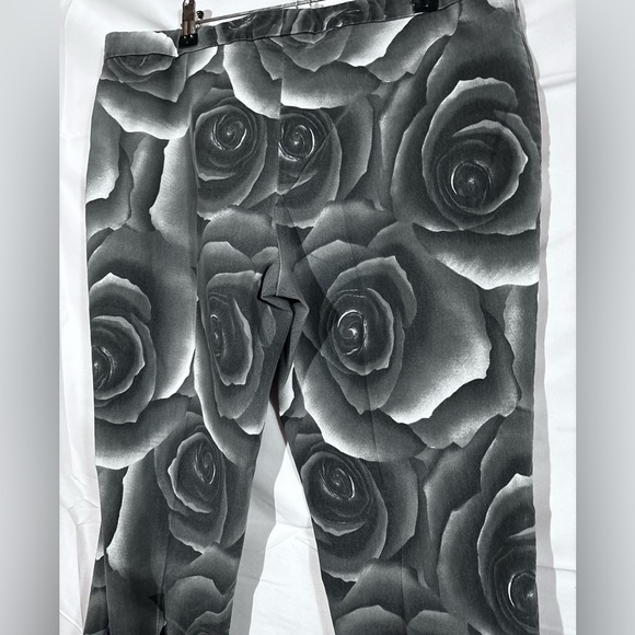 Y2K Rose Printed Jeans Stretchy XL / 10-12 Tension - Picture 8 of 8